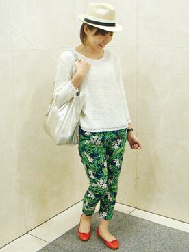 村山さん（レディース・162cm）の春コーディネート