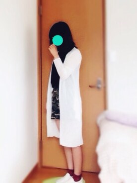 「迷彩柄」｜「アイテム（その他アウター）」を使った、yume さん（レディース・157cm）の春コーディネート