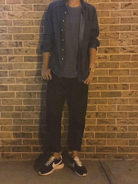 「alexanderwang（アレキサンダーワン）のアイテム（チノパンツ）」を使った、kaikikazukiさん（メンズ・180cm）の秋コーディネート