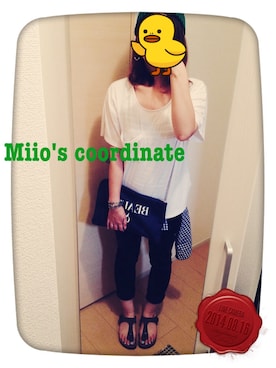 Miioさん(レディース・161cm)の夏コーディネート