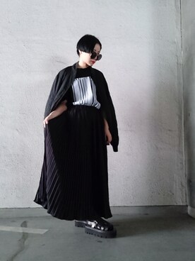 「MARNI（マルニ）のアイテム（ジャケット/アウター）」を使った、IZUHARA MAYUさん（レディース・153cm）の春コーディネート