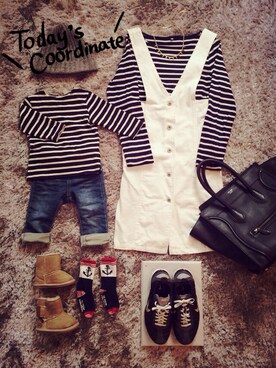 yonさん（レディース・160cm）の春コーディネート