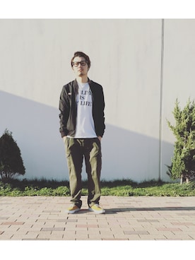 「WTAPS（ダブルタップス）のアイテム（その他）」を使った、R_＿＿＿＿Fさん（メンズ・173cm）の秋コーディネート