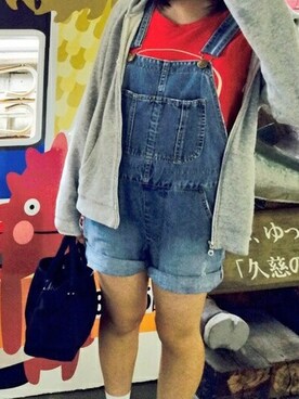 「UNIQLO（ユニクロ）のアイテム（連帽外套、グレー系）」を使った、もえたそさん（レディース・154cm）の秋コーディネート