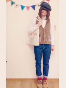 「おめかしコーデ」｜めぐもぐ。さん（レディース・165cm）の春コーディネート