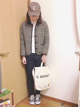 「PLENTY（プレンティ）のアイテム」を使った、めぐもぐ。さん（レディース・165cm）の秋コーディネート