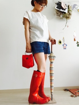 tomoさん(レディース・153cm)の夏コーディネート