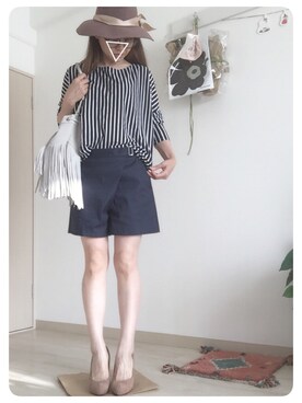 「アダムエロペ」｜tomoさん（レディース・153cm）の秋コーディネート