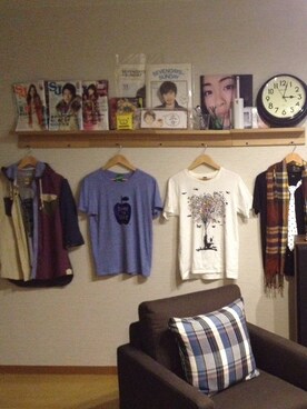 「Design Tshirts Store graniph（デザイン　ティーシャツ　ストア　グラニフ）のアイテム（Tシャツ/カットソー、ホワイト系）」を使った、motoさん（メンズ・169cm）の夏コーディネート