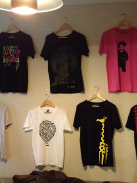 「Design Tshirts Store graniph（デザイン　ティーシャツ　ストア　グラニフ）のアイテム（Tシャツ/カットソー、ホワイト系）」を使った、motoさん（メンズ・169cm）の夏コーディネート