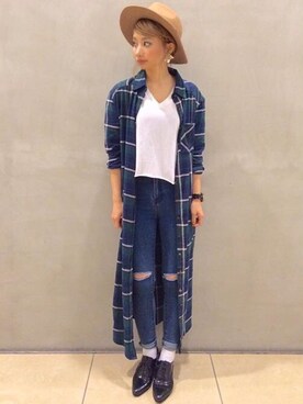 Ⓜ︎ichu♡さん（レディース・163cm）の秋コーディネート