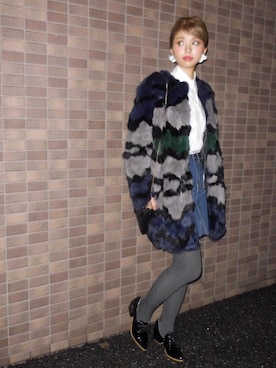 Ⓜ︎ichu♡さん（レディース・163cm）の冬コーディネート