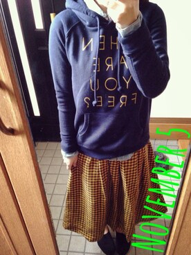 muuuさん（レディース・152cm）の秋コーディネート