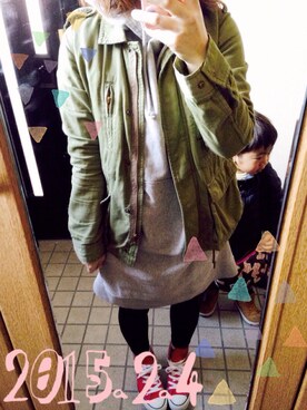 muuuさん（レディース・152cm）の冬コーディネート