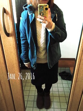 muuuさん(レディース・152cm)の冬コーディネート