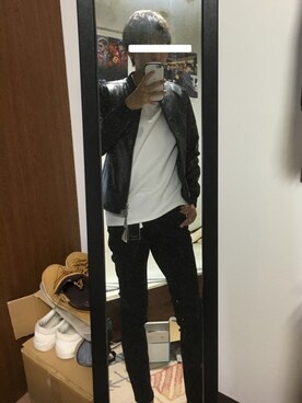 「Request（リクエスト）のアイテム（ジャケット/アウター）」を使った、ガリコさん（メンズ・178cm）の秋コーディネート