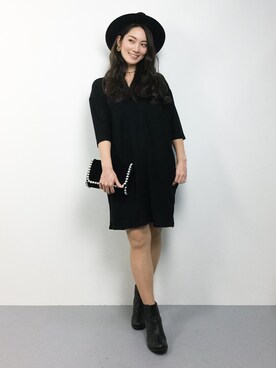 飯田有衣さん(レディース・161cm)の秋コーディネート
