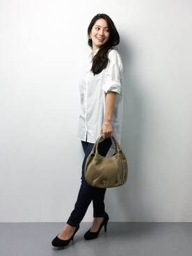 飯田有衣さん(レディース・161cm)の秋コーディネート