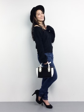 飯田有衣さん(レディース・161cm)の秋コーディネート