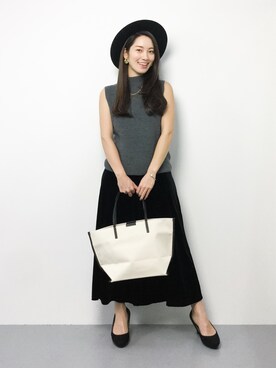 飯田有衣さん（レディース・161cm）の秋コーディネート