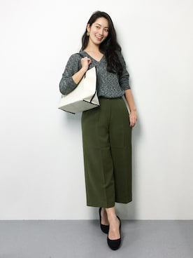 飯田有衣さん（レディース・161cm）の秋コーディネート