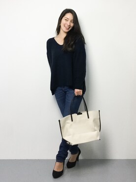 飯田有衣さん（レディース・161cm）の秋コーディネート