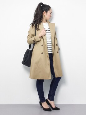 飯田有衣さん(レディース・161cm)の秋コーディネート