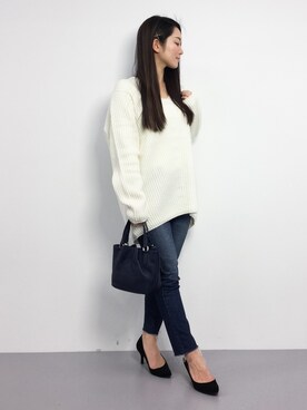 飯田有衣さん（レディース・161cm）の秋コーディネート