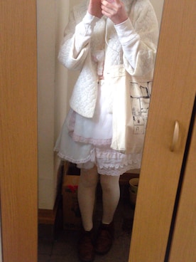 「keisuke kanda（ケイスケカンダ）のアイテム（バッグ）」を使った、にゅるさん（レディース・153cm）の春コーディネート