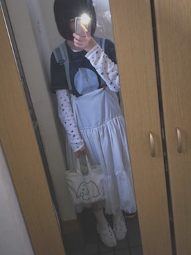 「keisuke kanda（ケイスケカンダ）のアイテム（バッグ）」を使った、にゅるさん（レディース・153cm）の夏コーディネート