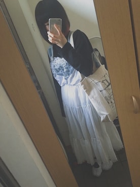 「keisuke kanda（ケイスケカンダ）のアイテム（バッグ）」を使った、にゅるさん（レディース・153cm）の夏コーディネート