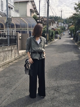 Nagisaさん（レディース・164cm）の秋コーディネート