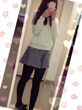 「LODISPOTTO（ロディスポット）のアイテム（パンツ）」を使った、pic*°さん（レディース・155cm）の冬コーディネート