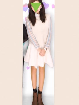 「Ne-net（ネネット）のネルストライプ②（シャツ/ブラウス）」を使った、nachicoさん（レディース・170cm）の秋コーディネート