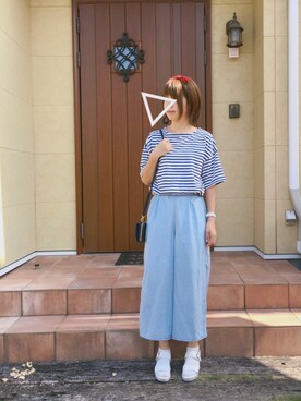 まぁさん（レディース・159cm）の夏コーディネート