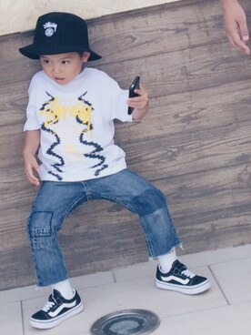 りずむさん（キッズ・100cm）の秋コーディネート