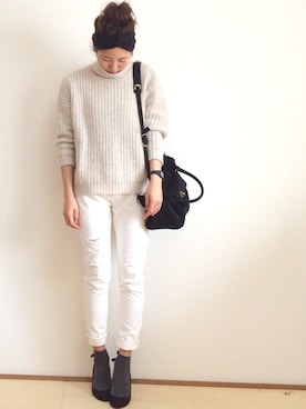 たろ☺︎さん（レディース・165cm）の冬コーディネート