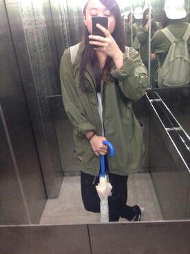 「NOのアイテム（帽子）」を使った、Tung Huangさん（レディース・154cm）の春コーディネート