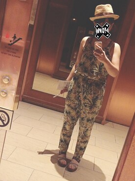 「BEAMS（ビームス）のアイテム（サロペット/オーバーオール）」を使った、E★popoさん（レディース・162cm）の春コーディネート