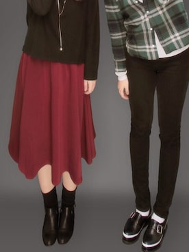 「Jeffrey Campbell（ジェフリーキャンベル）のアイテム（その他シューズ）」を使った、惠哉さん（レディース・165cm）の秋コーディネート