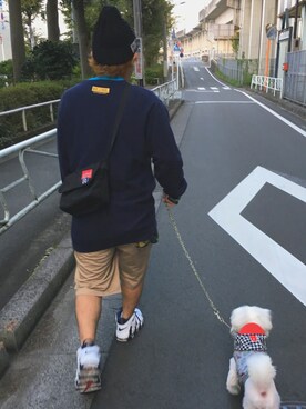「ROLLING CRADLE（ローリングクレイドル）のアイテム（ニットキャップ/ビーニー）」を使った、carmineさん（メンズ・164cm）の秋コーディネート