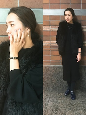 「スタッズ」｜ete_ohataさん（レディース・159cm）の秋コーディネート