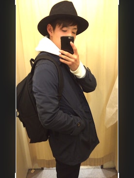 「アイテム（ステンカラーコート）」を使った、Syoukiさん（メンズ・161cm・10代）の春コーディネート
