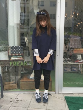 栗原 詩歩さん（レディース・156cm）の春コーディネート