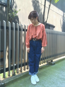 栗原 詩歩さん（レディース・156cm）の夏コーディネート