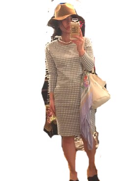 「アイテム（セットアップ、ホワイト系）」を使った、mizukywayさん（レディース・155cm）の秋コーディネート