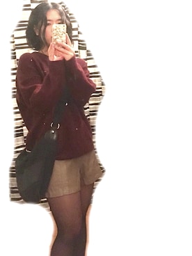 「ARROW（アロー）のアイテム（パンツ）」を使った、mizukywayさん（レディース・155cm）の秋コーディネート