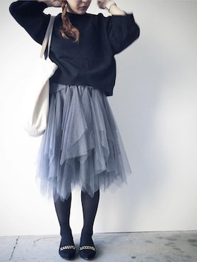 harunaさん（レディース・156cm）の秋コーディネート