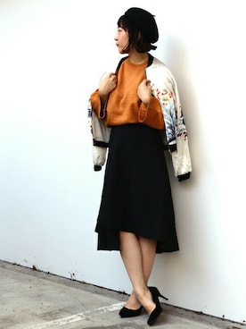 harunaさん（レディース・156cm）の秋コーディネート