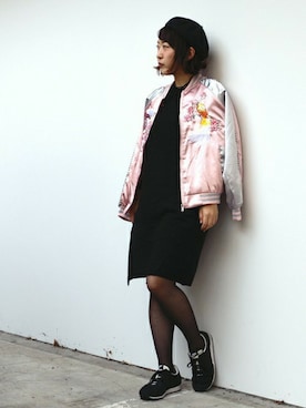 「ＡＮＤＪ（アンドジェイ）のアイテム」を使った、harunaさん（レディース・156cm）の秋コーディネート